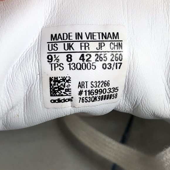 Adidas Stan Smith Original White Green Sneakers - Picture 8 of 8